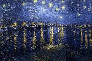 Starry Night Over the Rhone Vincent Van Gogh